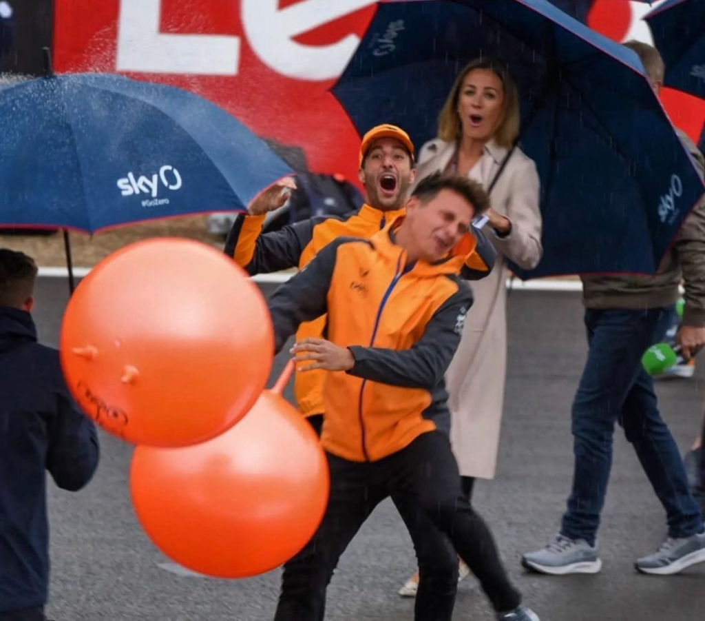 Daniel Ricciardo and Lando Norris 